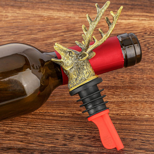Head Wine Bottle Pourer - Creative Gifts for Alcohol Spirits